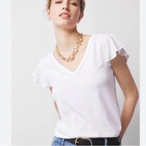 WHBM Glamgetter Tee Women's Large Light Pink